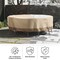 Pure Garden Round Outdoor Table Cover - 94in Heavy-Duty 600D Polyester Canvas with UV 50+ and Waterproof Backing 50-LG1300 - alternate 1